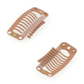 CLIP mittelgroß N hellbraun