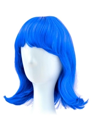 PERUKA NIEBIESKA CIEMNA SYNTETYCZNA