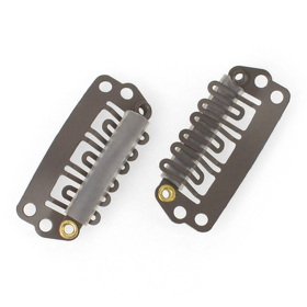 CLIP mittelgroß K dunkelbraun